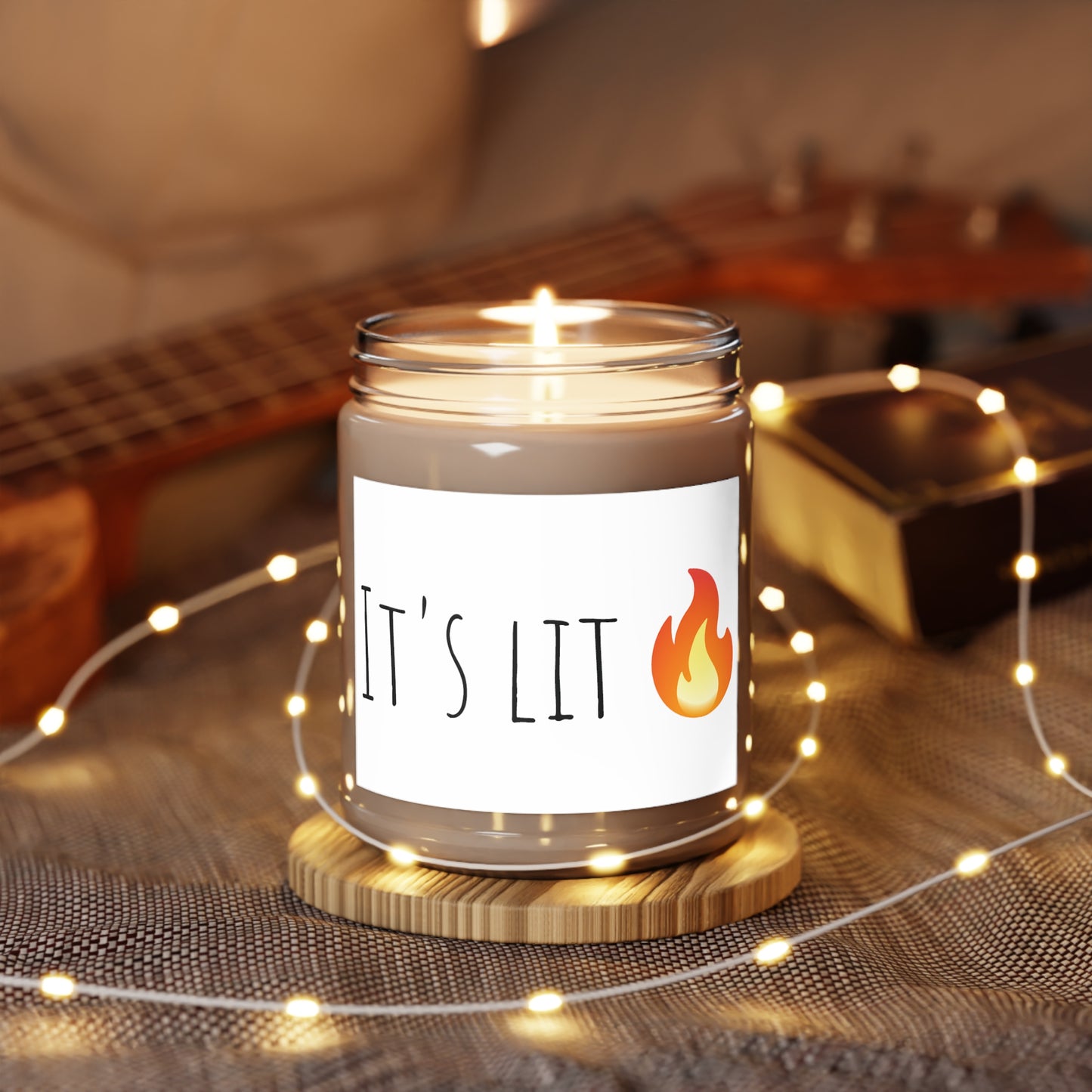 Lit Scented Candles, 9oz