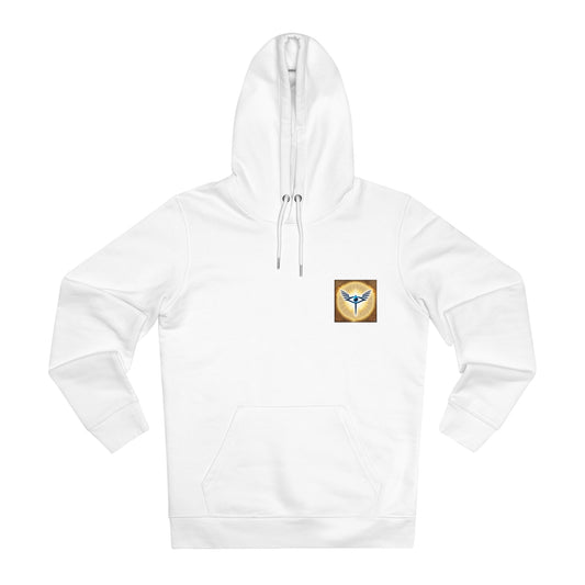 White HORUS RAW AI Heavyweight Hoodie