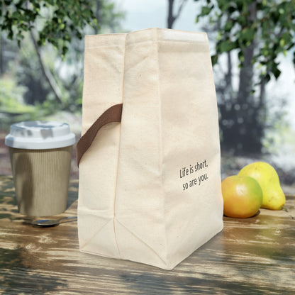 Life Canvas Lunch Bag With Strap