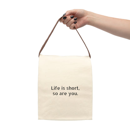 Life Canvas Lunch Bag With Strap