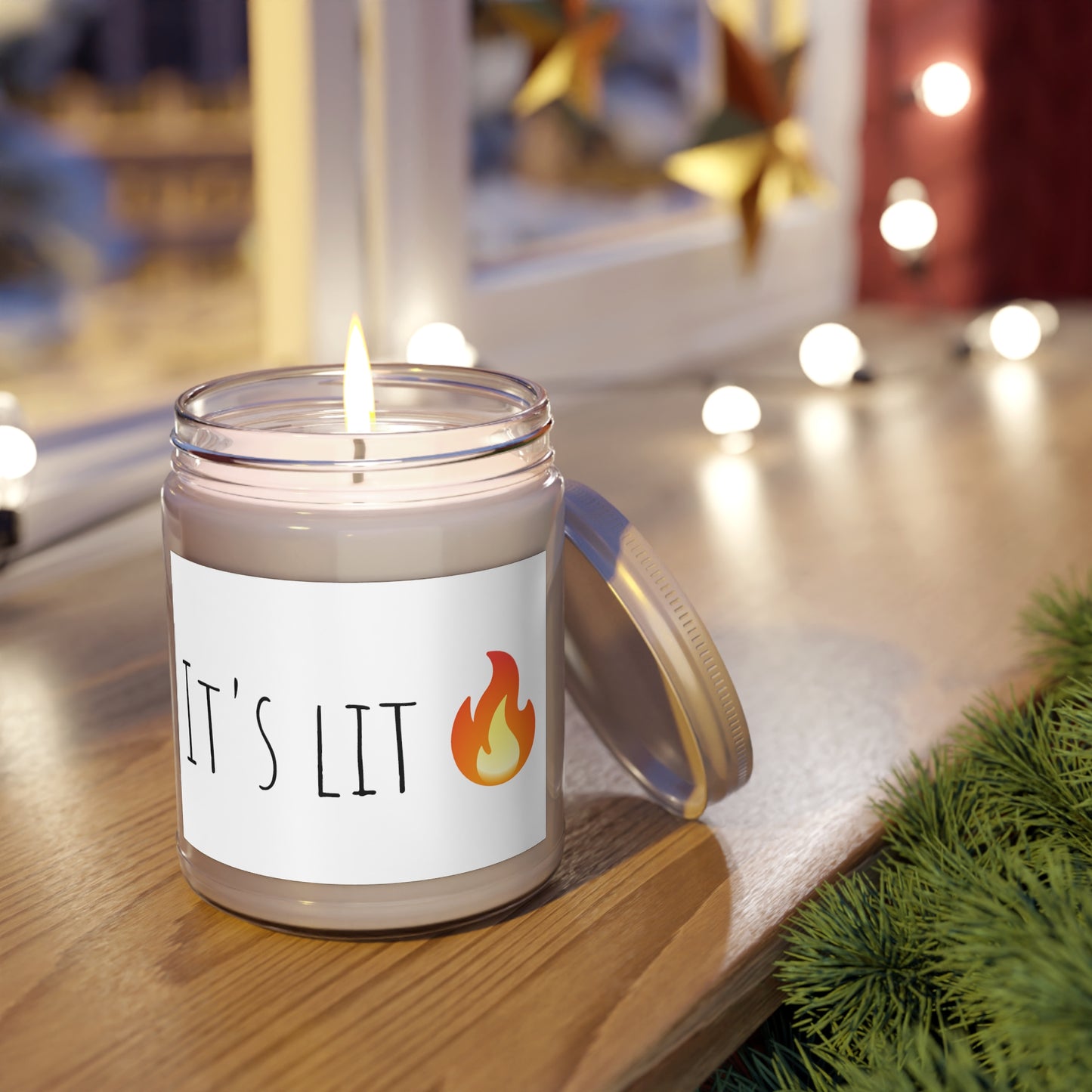 Lit Scented Candles, 9oz