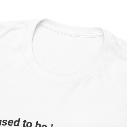 Indecisive White Heavy Cotton Tee