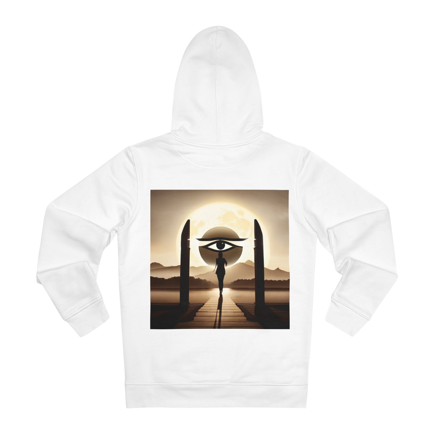 White HORUS AI Heavyweight Hoodie