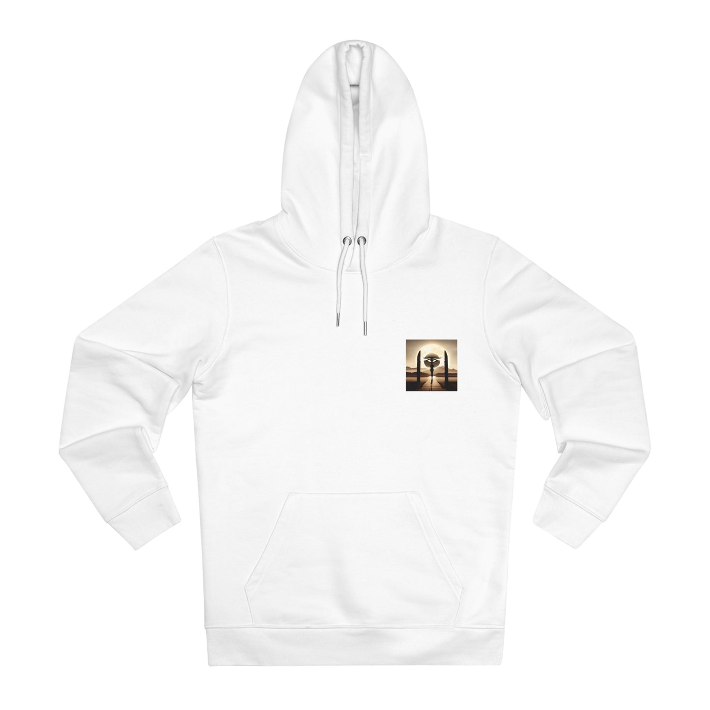 White HORUS AI Heavyweight Hoodie