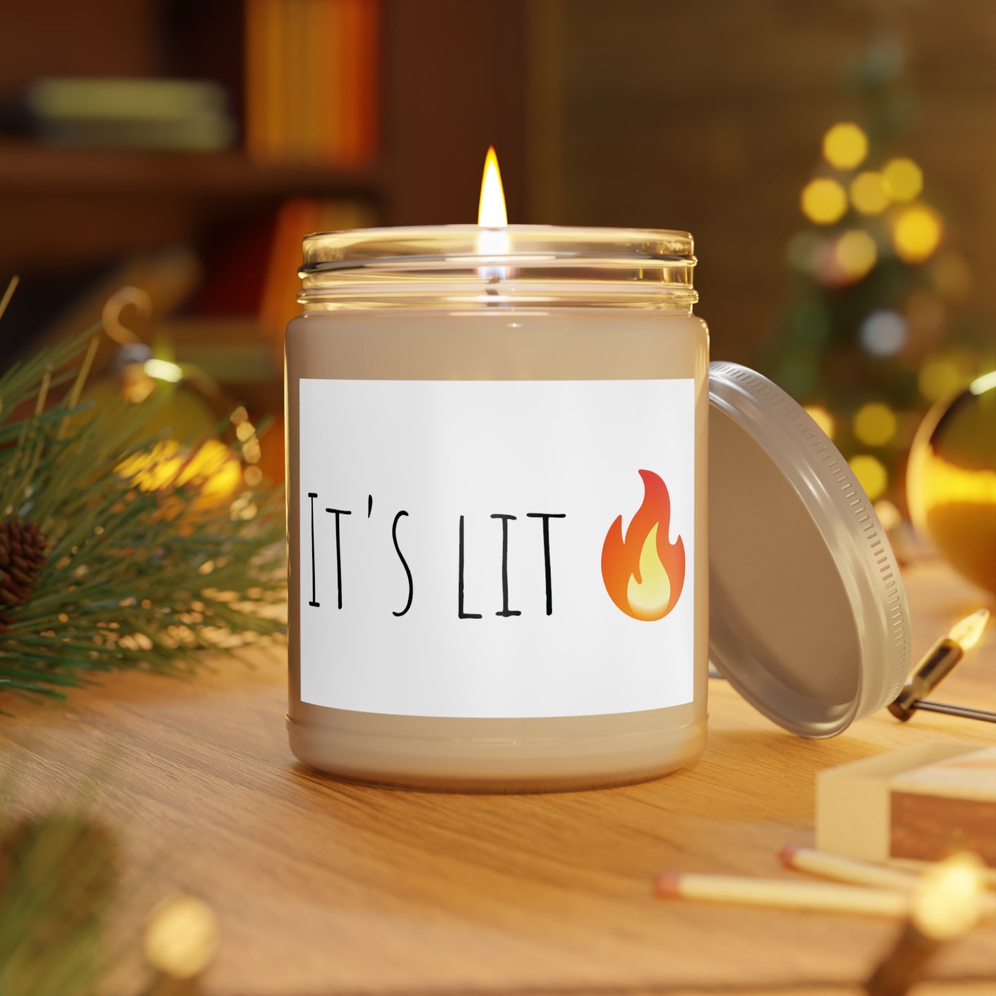 Lit Scented Candles, 9oz